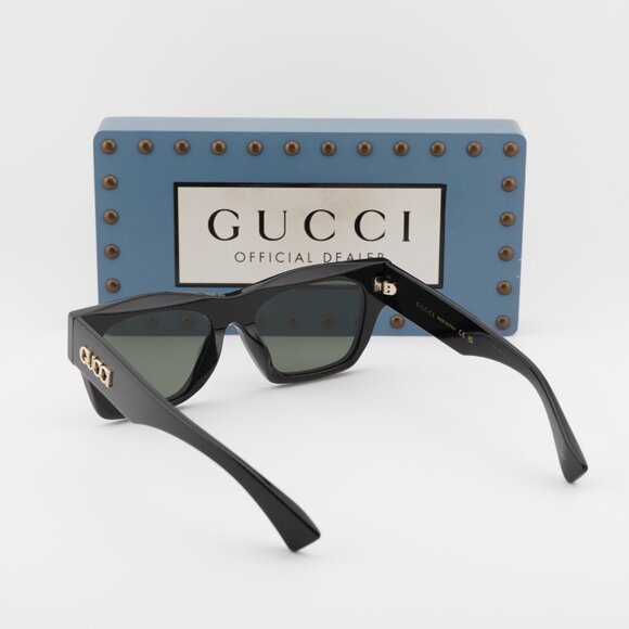 Gucci GG1835SA 001 Square Sunglasses - Black/Grey main image 5